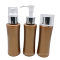 110ML Gold Empty Plastic Fancy Lotion PET Pump Spray Bottle Packaging